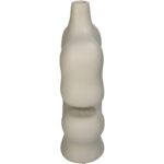 Βάζο ArteLibre Ακανόνιστο Ιβουάρ Polyresin 19x8.8x29.5cm - 1 τεμ. - Image 3