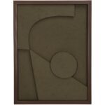 Διακοσμητικό Τοίχου ArteLibre Πράσινο Χαρτί 30x3x40cm - 1 τεμ.