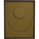 Διακοσμητικό Τοίχου ArteLibre Πράσινο Χαρτί 40x3x50cm - 1 τεμ.
