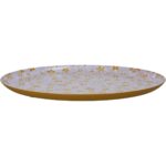 Δίσκος ArteLibre Λουλούδια Πολύχρωμο Μέταλλο 33x33x1.8cm - 1 τεμ. - Image 2