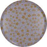 Δίσκος ArteLibre Λουλούδια Πολύχρωμο Μέταλλο 33x33x1.8cm - 1 τεμ.