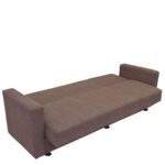 Καναπές Κρεβάτι ArteLibre AMETHYST Τριθέσιος Cappuccino 214x78x78cm - 1 τεμ. - Image 4