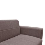 Καναπές Κρεβάτι ArteLibre AMETHYST Τριθέσιος Cappuccino 214x78x78cm - 1 τεμ. - Image 5