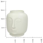 Βάζο ArteLibre Λευκό Κεραμικό 14.6x13x14.8cm - 1 τεμ. - Image 4