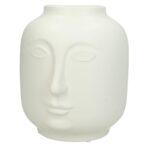 Βάζο ArteLibre Λευκό Κεραμικό 17.6x16x18.6cm - 1 τεμ.