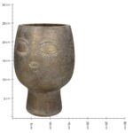 Κασπώ ArteLibre Πρόσωπο Χρυσό Τσιμέντο 17.5x17.5x25cm - 1 τεμ. - Image 3