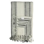 Ριχτάρι ArteLibre Ριγέ Μαύρο Βαμβακερό 130x170cm - 1 τεμ. - Image 2
