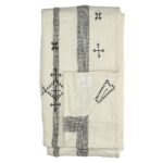 Ριχτάρι ArteLibre Ριγέ Μαύρο Βαμβακερό 130x170cm - 1 τεμ. - Image 2