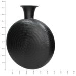 Βάζο ArteLibre Μαύρο Μέταλλο 39x14x47cm - 1 τεμ. - Image 4