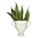 Κασπώ ArteLibre Πρόσωπο Λευκό Κεραμικό 34.8x19.2x20.5cm - 1 τεμ. - Image 3