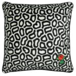 Μαξιλάρι ArteLibre Με Σχέδιο Τριαντάφυλλο Μαύρο Polyester 43x43cm - 1 τεμ.