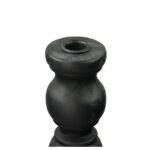 Κηροπήγιο ArteLibre Μαύρο Polyresin 15x15x55cm - 1 τεμ. - Image 2