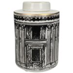 Βάζο ArteLibre Με Οίκισμα Μαύρο Κεραμικό 16x16x23cm - 1 τεμ.