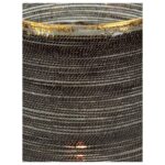 Κηροπήγιο ArteLibre Κορδόνι Καφέ Γυαλί 10x10x11cm - 1 τεμ. - Image 4