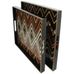 Δίσκος Σερβιρίσματος ArteLibre Φυσικό MDF 50x35x4cm Σετ 2Τμχ - 1 τεμ. - Image 3