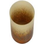Κηροπήγιο ArteLibre Πορτοκαλί Γυαλί 10x10x11cm - 1 τεμ. - Image 2