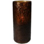 Κηροπήγιο ArteLibre Amber Γυαλί 12x12x20cm - 1 τεμ. - Image 2