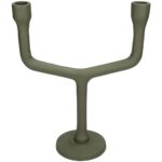 Κηροπήγιο ArteLibre Πράσινο Αλουμίνιο 23.5x10x28.5cm - 1 τεμ.