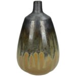 Βάζο ArteLibre Κίτρινο Κεραμικό 13x13x20.5cm - 1 τεμ.