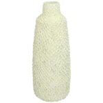 Βάζο ArteLibre Ιβουάρ Polyresin 12.7x12.7x30.7cm - 1 τεμ.