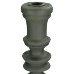 Κηροπήγιο ArteLibre Γκρι Polyresin 12.5x12.5x48cm - 1 τεμ. - Image 3