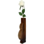 Βάζο ArteLibre Φυσικό Γυαλί 10x5x34.5cm - 1 τεμ. - Image 3
