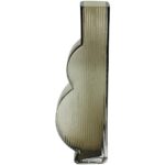 Βάζο ArteLibre Καφέ Γυαλί 10x5x34.5cm - 1 τεμ.