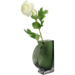 Βάζο ArteLibre Πράσινο Γυαλί 12x6x20cm - 1 τεμ. - Image 3
