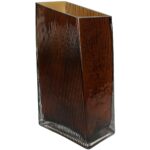 Βάζο ArteLibre Φυσικό Γυαλί 14.5x9x25cm - 1 τεμ. - Image 2