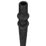 Κηροπήγιο ArteLibre Μαύρο Polyresin 8.5x8.5x25cm - 1 τεμ. - Image 3
