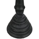 Κηροπήγιο ArteLibre Μαύρο Polyresin 10x10x28cm - 1 τεμ. - Image 4