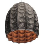 Φωτιστικό Κρεμαστό ArteLibre Μαύρο Μέταλλο 35x35x31cm - 1 τεμ. - Image 3