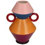 Βάζο ArteLibre Πολύχρωμο Πορσελάνη 15.7x13.8x21.3cm - 1 τεμ.