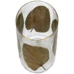 Κηροπήγιο ArteLibre Φύλλα Διάφανο Γυαλί 15x15x15cm - 1 τεμ. - Image 3
