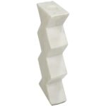 Κηροπήγιο ArteLibre Λευκό Μάρμαρο 8x4x15.5cm - 1 τεμ. - Image 3
