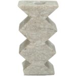 Κηροπήγιο ArteLibre Μπεζ Μάρμαρο 8x4x15.5cm - 1 τεμ.