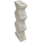 Κηροπήγιο ArteLibre Μπεζ Μάρμαρο 8x4x15.5cm - 1 τεμ. - Image 3