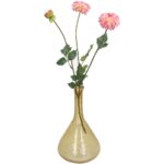 Βάζο ArteLibre Ώχρα Ανακυκλωμένο Γυαλί 17.8x17.8x30.5cm - 1 τεμ. - Image 2