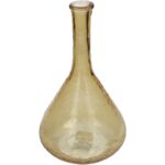 Βάζο ArteLibre Ώχρα Ανακυκλωμένο Γυαλί 17.8x17.8x30.5cm - 1 τεμ.