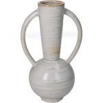Βάζο ArteLibre Μπεζ Κεραμικό 14.5x11x23.6cm - 1 τεμ.