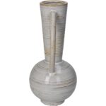 Βάζο ArteLibre Μπεζ Κεραμικό 14.5x11x23.6cm - 1 τεμ. - Image 3