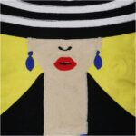 Μαξιλάρι ArteLibre Γυναίκα Πολύχρωμο Βαμβακερό 45x45cm - 1 τεμ. - Image 4