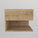 Κομοδίνο ArteLibre ABELL Φυσικό Μοριοσανίδα/Μελαμίνη 40x35x32cm - 1 τεμ. - Image 3