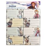 Ετικέτες Frozen  σετ=2φύλλα 16 Ετικέτες 15x20cm Gim 771-80846 - 20 τεμ.