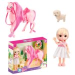 Κούκλα 15cm & Άλογο 14cm 26x20x6cm ToyMarkt 98262 - 1 τεμ.