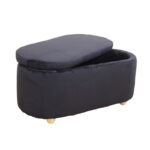 FOSTER ΣΚΑΜΠΟ VELVET BLACK ΜΕ ΑΠΟΘ. ΧΩΡΟ 99Χ45X45εκ. - Image 2