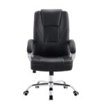 A9948 ΜΑΥΡO PU ΠΟΛΥΘΡΟΝΑ ΓΡΑΦΕΙΟΥ 61X80X50-108/60-118εκ. - Image 2
