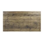 BISTRO ΤΡΑΠΕΖΙ BAR 120X65X108εκ. ΜΑΥΡΟ ΜΕΤΑΛΛΟ-ΞΥΛΟ - Image 3