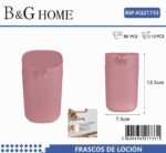 Θήκες κρεμοσάπουνου Dispenser πλαστικές - Σετ 5pcs - Pink - 21733 - Image 2