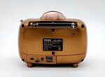 Επαναφορτιζόμενο ραδιόφωνο Retro - MD-1017BT - 410171 - Gold - Image 2